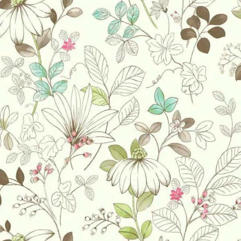 Papel de Parede Silver Leaf -SL5626 - Vinilizado 