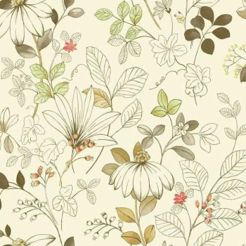 Papel de Parede Silver Leaf -SL5627 - Vinilizado 