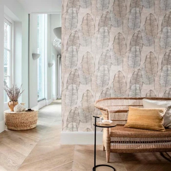 Papel de Parede Folhas e Flores - Namur - TA25080 - Vinílico