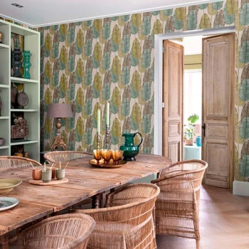 Papel de Parede Folhas e Flores - Namur - TA25081 - Vinílico