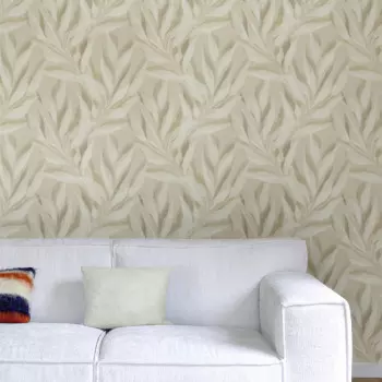 Papel de Parede Folhas e Flores - Tacto - TAC-WKA76101 - Non-Woven (TNT) / Vinílico