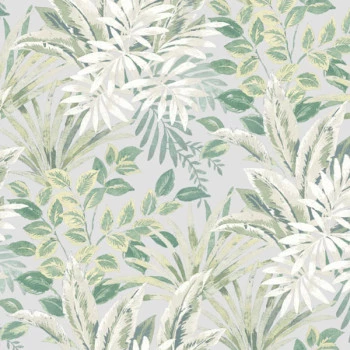 Papel de Parede Folhas e Flores - Time - TJ3206 - Vinílico