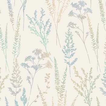 Papel de Parede Folhas e Flores - Time - UI3202 - Vinílico
