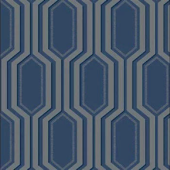Papel de Parede Geométrico - Shimmer - UK30802 - TNT - Vinilíco