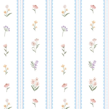 Papel de Parede Folhas e Flores - Xadrezia - XP095 - Vinílico